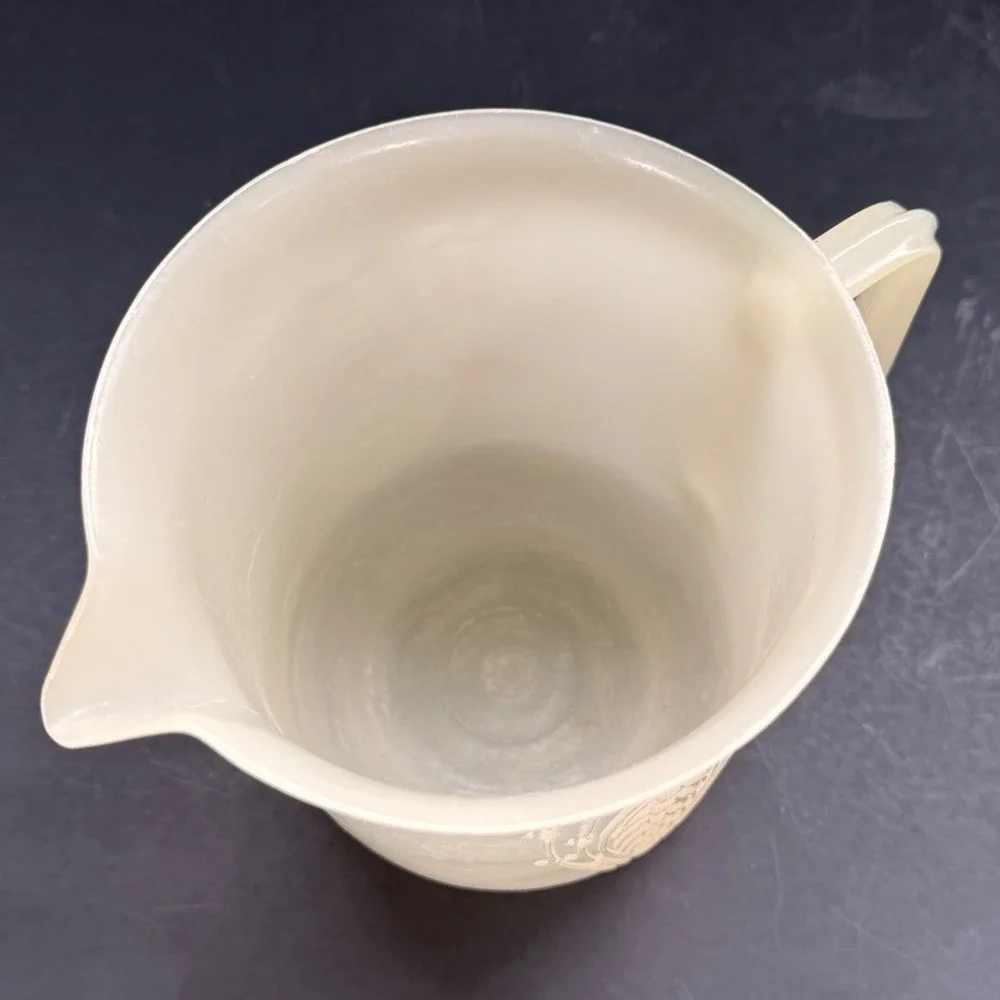 Vintage Tupperware 134-1 Measuring Pitcher 16 oz 2 Cup Sheer Cream Made in USA *